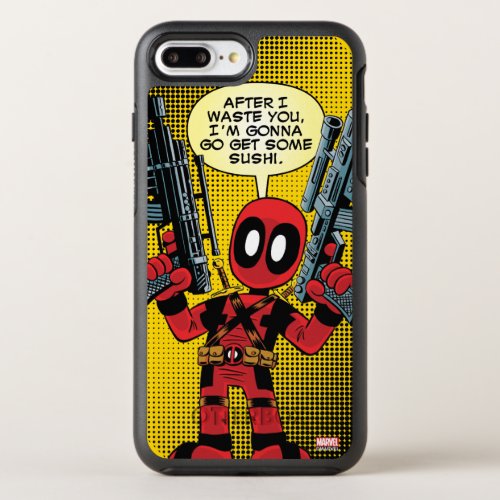 Mini Deadpool With Guns OtterBox Symmetry iPhone 8 Plus7 Plus Case
