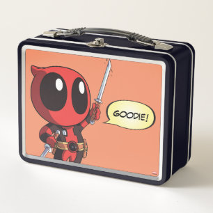 Mini Deadpool With Two Swords Adult Lunchbox
