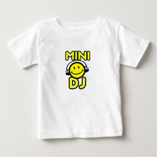 Mini DJ deejay smiley baby kids t-shirt
