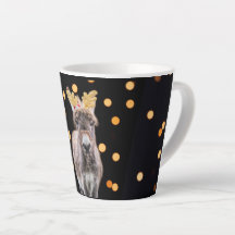 Mini Donkey Christmas Latte Mug