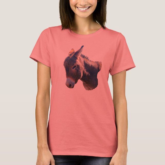 Mini donkey ladies t-shirt (Front)
