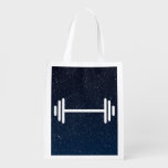 Mini Dumbbells Minimal Grocery Bag