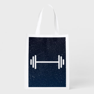 Mini Dumbbells Minimal Grocery Bag
