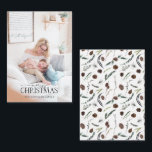 Mini Dusty Winter Watercolor Photo Merry Christmas Note Card<br><div class="desc">Looking for a beautiful and unique holiday card to send to your friends and family this year? Look no further than our Mini Dusty Winter Watercolor Photo Merry Christmas Note Card! This simple and elegant 3.5x2.5 card features your favorite full bleed light toned photo, overlaid with 'Merry Christmas' in a...</div>