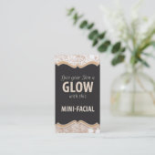 Mini-Facial Instruction Card - GLOW (Standing Front)