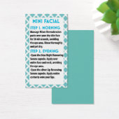 Mini Facial R +F card- R + F facial (Desk)