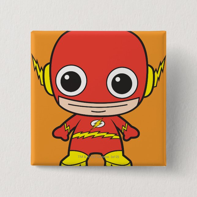 Mini Flash Pinback Button (Front)