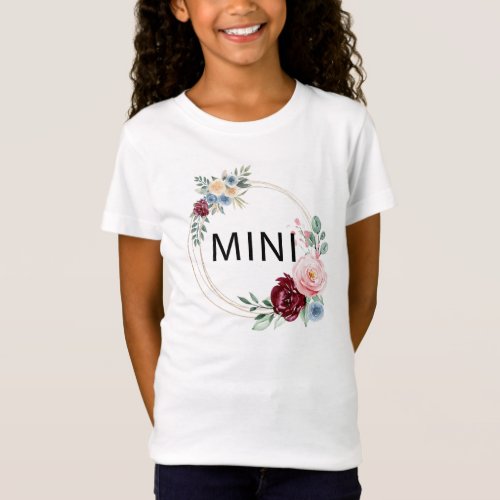 Mini Floral Circle Watercolor Shirt