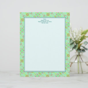 Mini Floral Patterned Letterhead