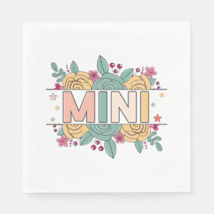 Mini Flower Napkins