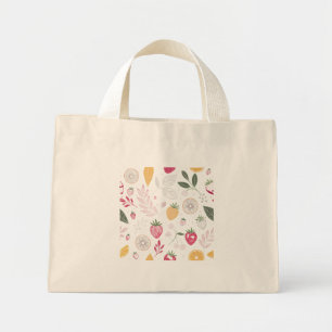 Mini Fruit Art Tiny Tote Bag