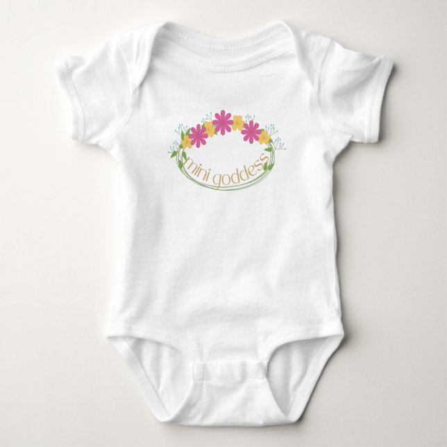 Mini Goddess Baby One-Piece Bodysuit (Front)