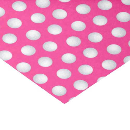 Mini Golf Balls Birthday Party Kids Pink Tissue Paper