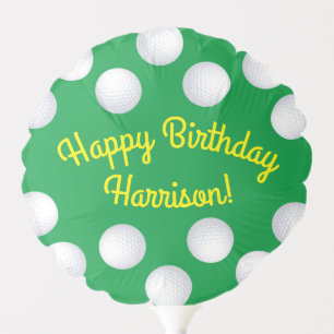Mini Golf Balls Birthday Party Kids Sports Balloon