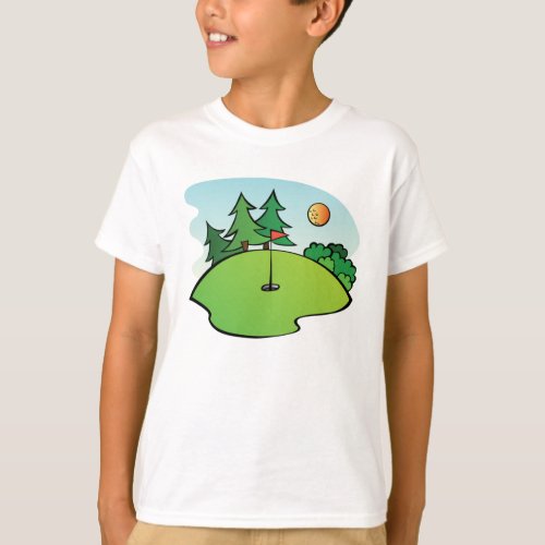 Mini Golf Clip Art T_Shirt