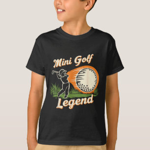 Mini Golf Legend Funny Mini Golf Chamon Vintage Ki T-Shirt