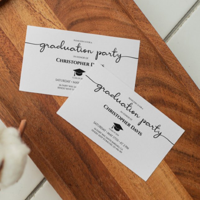 Mini Graduation Invite, Class of 2024 Graduation Enclosure Card (Creator Uploaded)