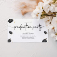 Mini Graduation Invite, Class of 2024 Graduation