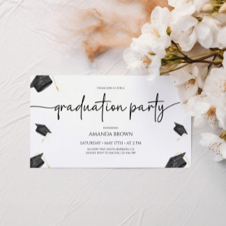 Mini Graduation Invite, Class of 2024 Graduation Enclosure Card