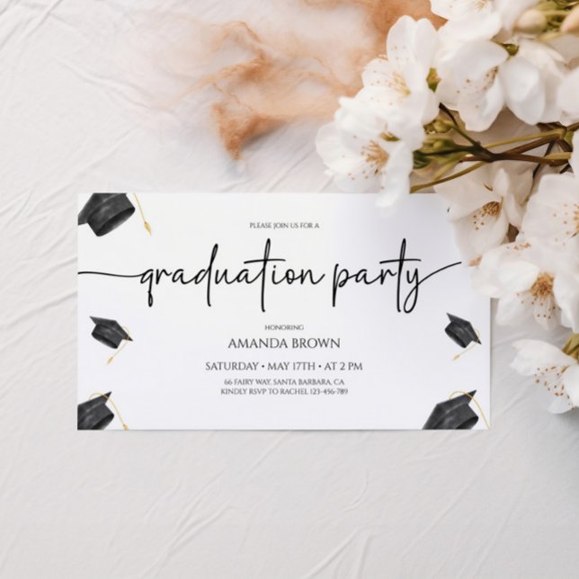 Mini Graduation Invite, Class of 2024 Graduation Enclosure Card (Creator Uploaded)