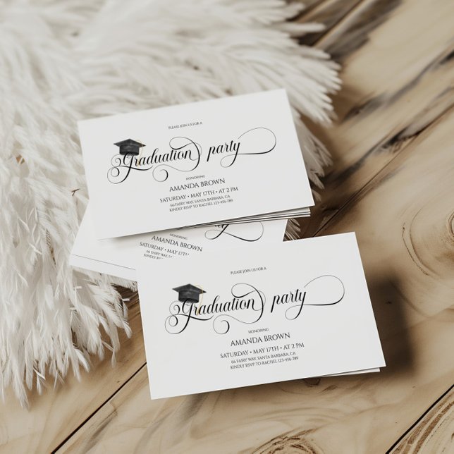 Mini Graduation Invite, Class of 2024 Graduation Enclosure Card (Creator Uploaded)