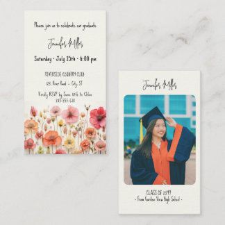 Mini Graduation Party invitation announcement