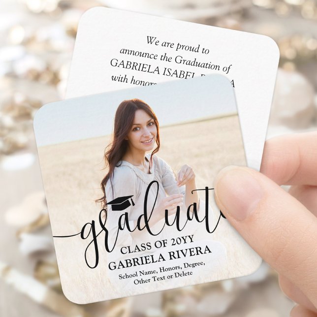 Mini Graduation Photo Announcement or Invitation (Creator Uploaded)