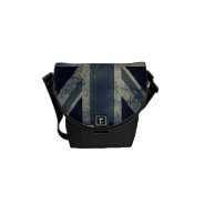 Mini Grunge Union Jack Commuter Messenger Bag at Zazzle