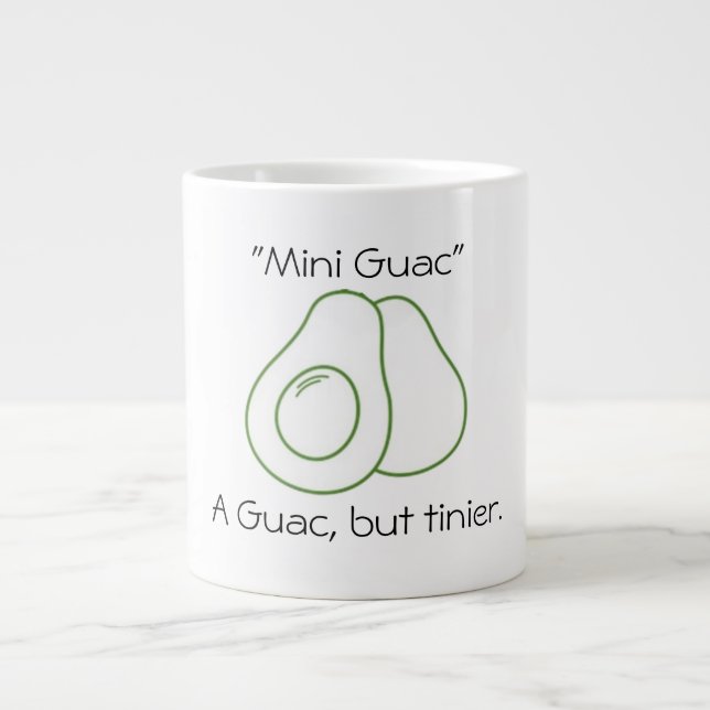 Mini Guac Giant Coffee Mug (Front)