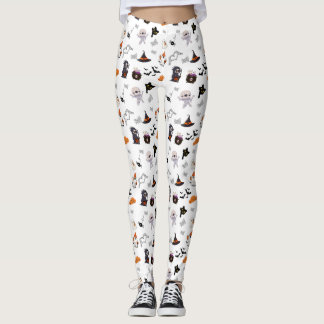 Mini Halloween Character Leggings
