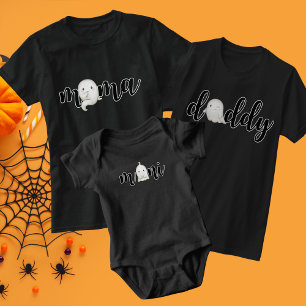 Mini Halloween Ghost Matching Baby Bodysuit
