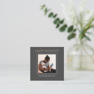 MINI Happy Holidays Photo Template Christmas Card