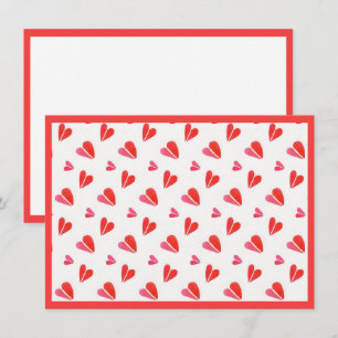 MINI HEARTS 4.5x6.25 Flat Card II / Horizontal