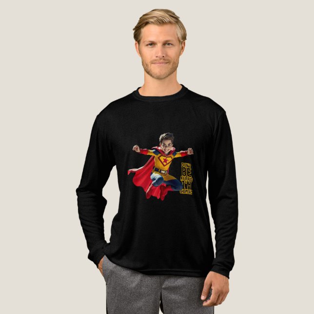 Mini Hero Mischief  Tri-Blend Shirt (Full Front)
