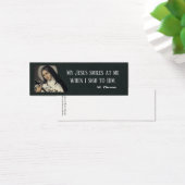 Mini Holy Card of St. Therese with quote (Desk)