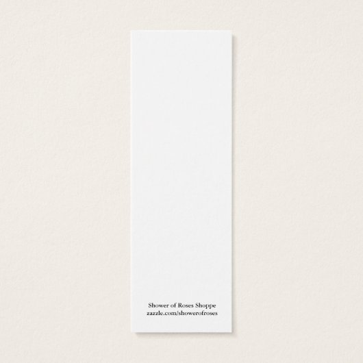 Mini Holy Card of St. Therese with quote (Back)