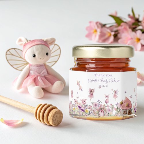 Mini Honey Jar Favor- Fairy Baby Shower