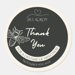 Mini Honey Jar Lid Stickers