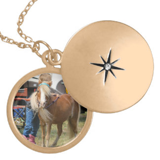 Mini Horse Gold Plated Necklace