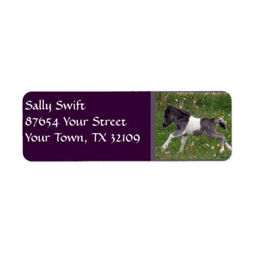 Mini Horse Label