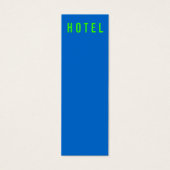 Mini Hotel Business Cards (Front)