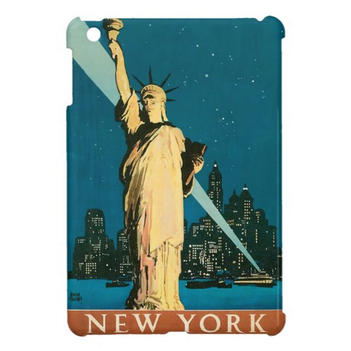 Mini Ipad Case Vintage New York at Night iPad Mini Cover