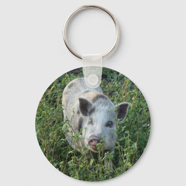 Mini Juliana Pet Pig Keychain (Front)