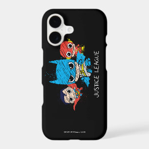 Mini Justice League Sketch iPhone 17 Case