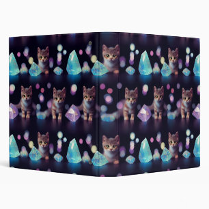 Mini Kitty Collection Ginger Jewel 3 Ring Binder