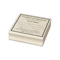 Mini Limited Edition Art Certificate Authenticity