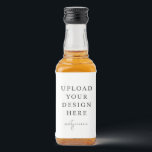 Mini Liquor Bottle Labels 3" x 2" (set of 10)<br><div class="desc">Customize your design in Templett. After you are done editing,  download your file in a JPG format (don't forget to turn on the bleed option). Upload your design here by clicking on the blue "Personalize" button.</div>