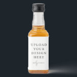 Mini Liquor Bottle Labels 3" x 2" (set of 10)<br><div class="desc">Customize your design in Templett. After you are done editing,  download your file in a JPG format (don't forget to turn on the bleed option). Upload your design here by clicking on the blue "Personalize" button.</div>