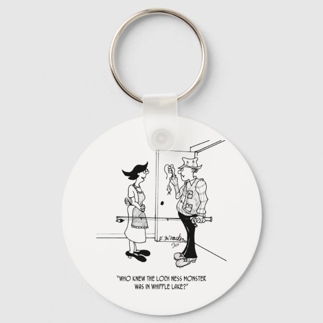 Mini Loch Ness Monster Keychain (Front)