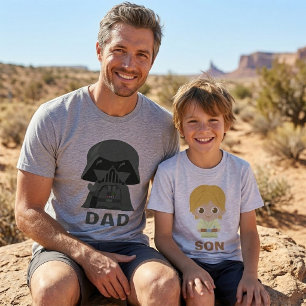 Mini Luke Skywalker - Personalized Tri-Blend Shirt
